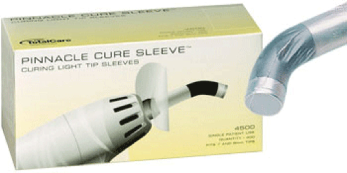 Pinnacle Products 4513-1 Dental Cure Light Tip Cover Sleeves 13mm 400/Box Pinnacle Products 4513-1 Dental Cure Light Tip Cover Sleeves 13mm 400/Box